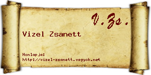 Vizel Zsanett névjegykártya